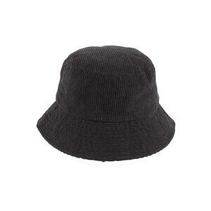 Classic Black Corduroy Bucket Hat